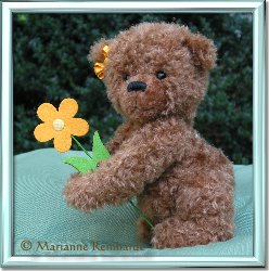 Teddy-Bild Bl�mchen 